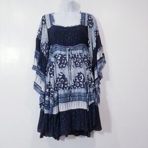 Free People Printed Bohemian Dress